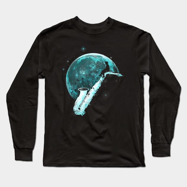 Catching Tunes Long Sleeve T-Shirt by angrymonk